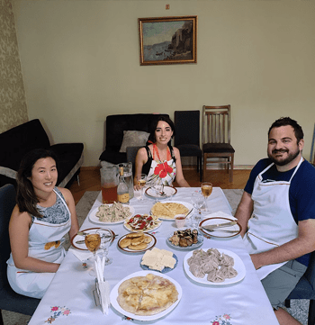 Local Food experience with Local Family in Tbilisi