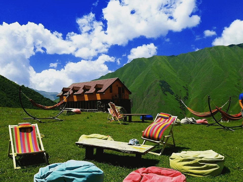 Gveleti Waterfall and Juta Hiking trip from Kazbegi