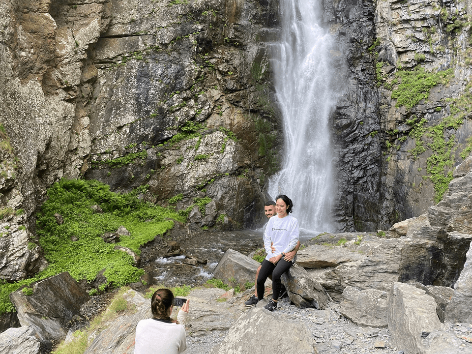 Gveleti Waterfall and Juta Hiking trip from Kazbegi